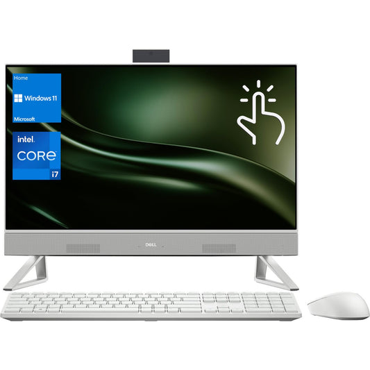 Dell Inspiron 5000 Series 5420 All-in-One Desktop, 23.8" FHD Touchscreen, Intel Core i7-1355U, 32GB RAM, 2TB SSD + 2TB HDD, IR Camera, SD Card Reader, Wi-Fi 6, Wireless KB & Mouse, Windows 11 Home