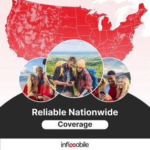 $10.50/Month | Infimobile Prepaid Unlimited Plan: 12 Months | 10GB High-Speed Data Per Month | Unlimited Data Talk & Text | Prepaid Plan Service SIM Card | Nationwide Coverage | 4G, 5G Network